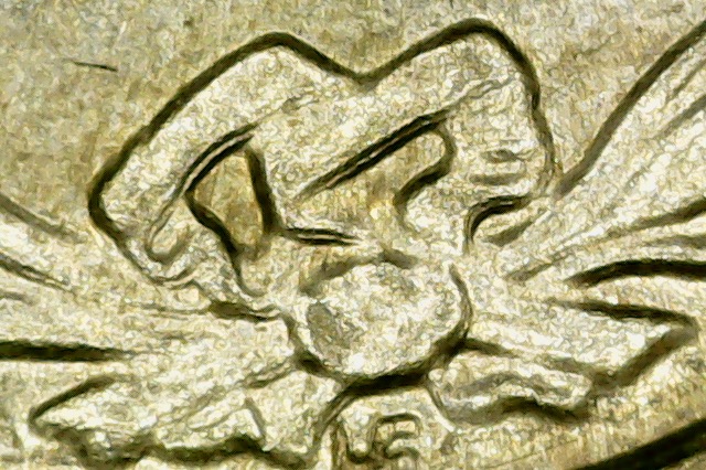 1950-Paraguay-1-Centisimo-DDO-/-DDR-Nice-Doubling.